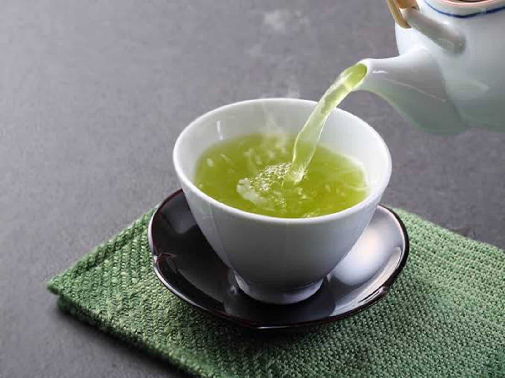 Chá verde e beleza