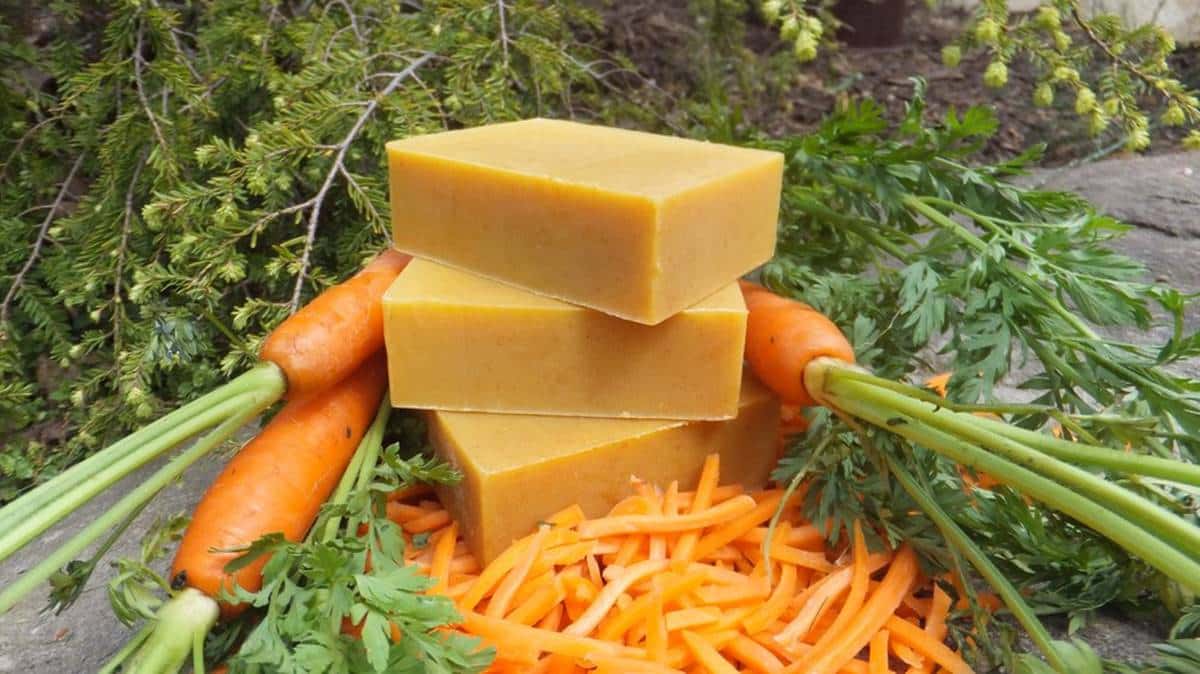 Sabonete caseiro de cenoura que promove muitos benefícios para pele