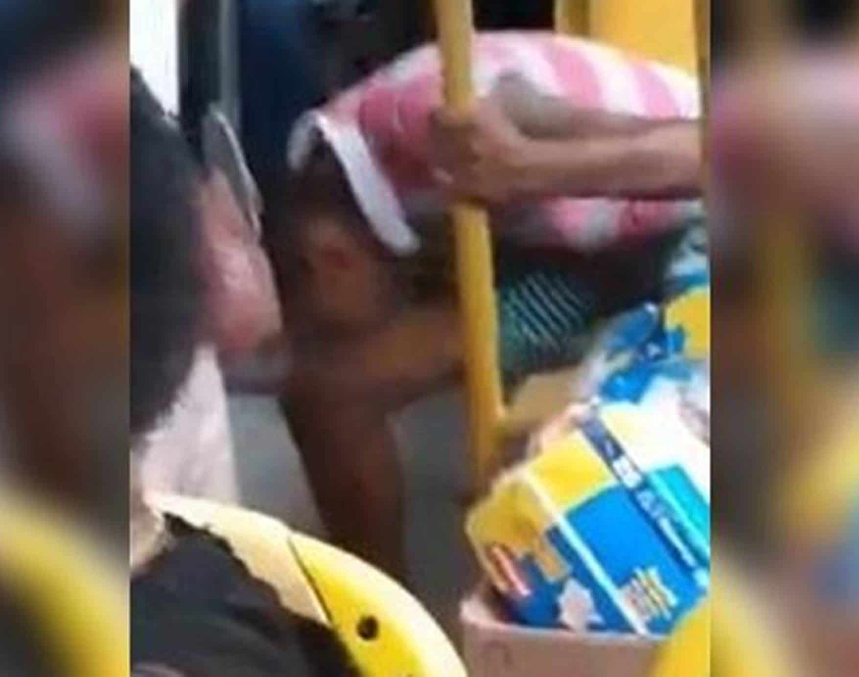 Vídeo mostra passageiros expulsando mulher com tosse dentro de ônibus em Salvador
