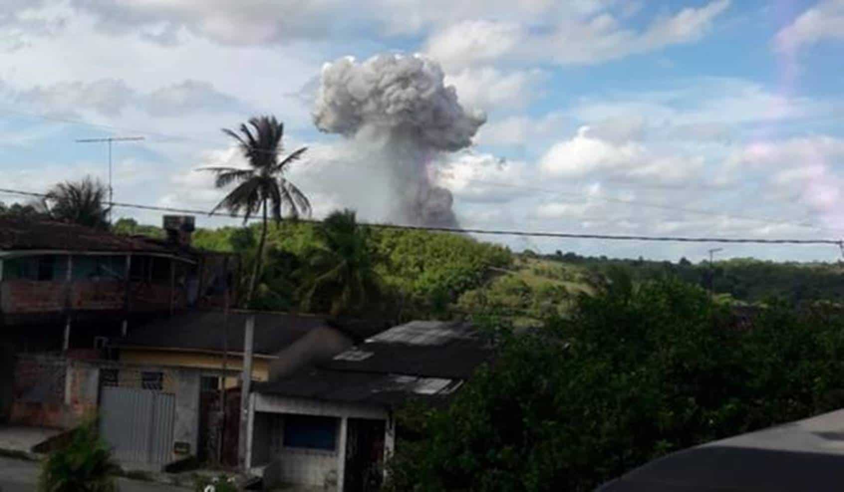 Fábrica de fogos explode em Simões Filho: barulho e faz moradores acreditarem em queda de avião