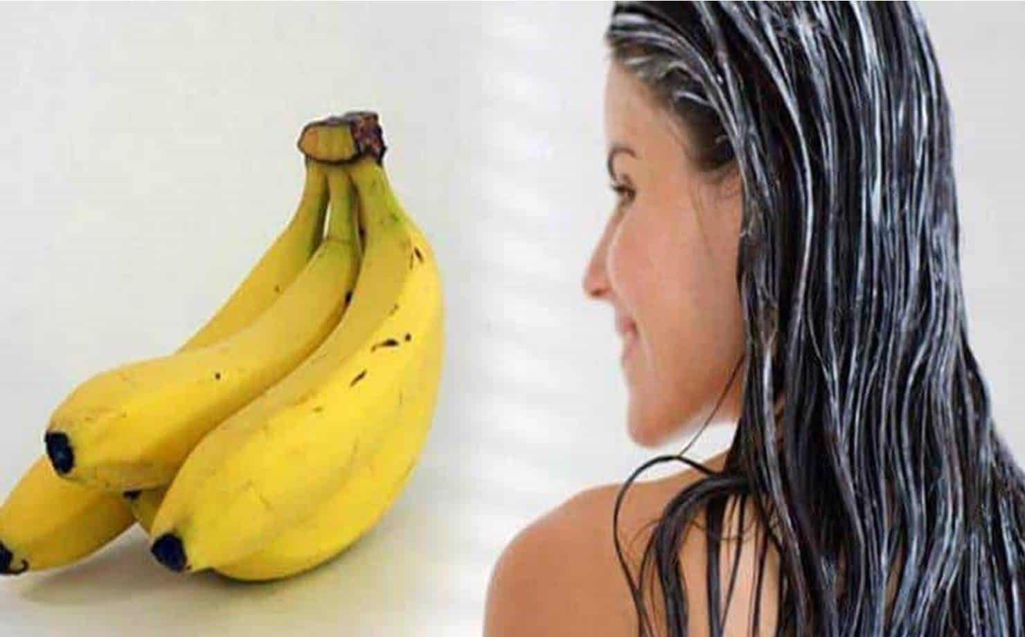 Máscaras de banana para tratar cabelos danificados e sem brilho