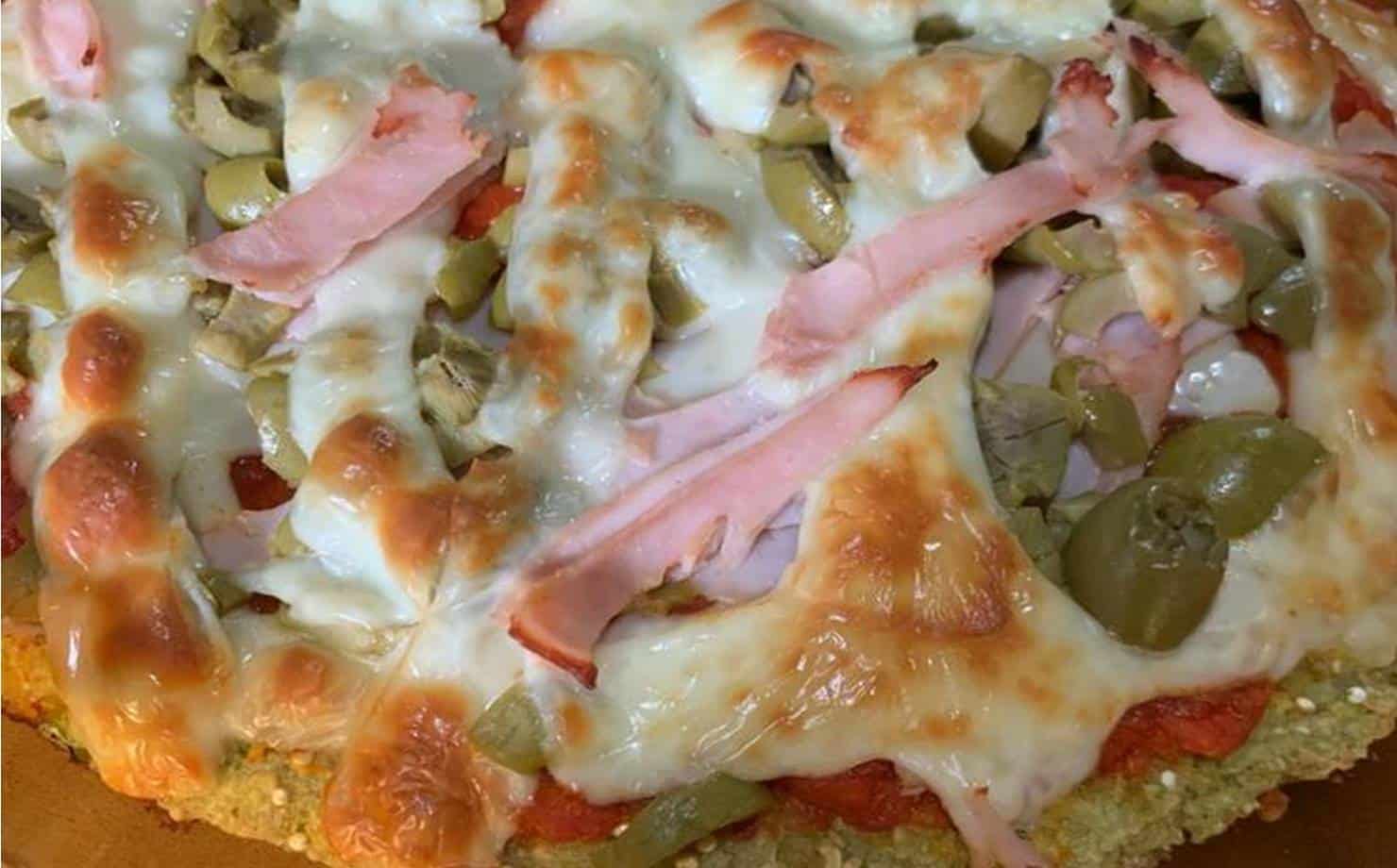 Pizza Saudável de Abobrinha