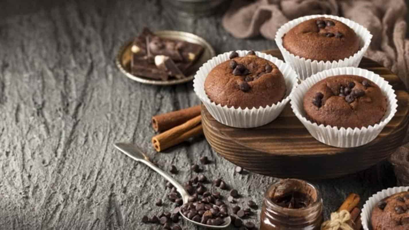 Muffins de chocolate, a receita simples para desfrutar de uma sobremesa doce