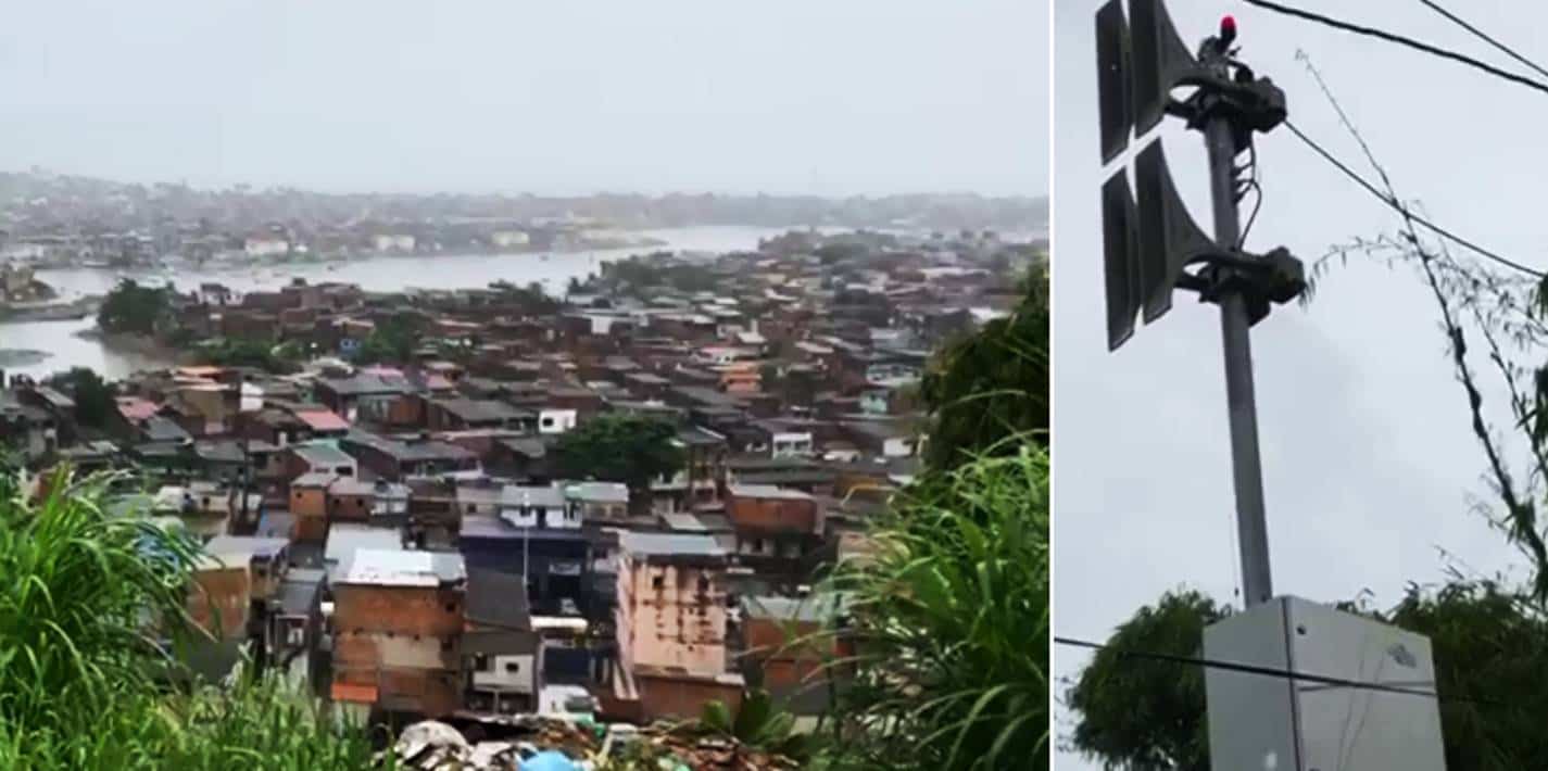 Com risco de deslizamentos, sirene de alerta é acionada em bairro de Salvador