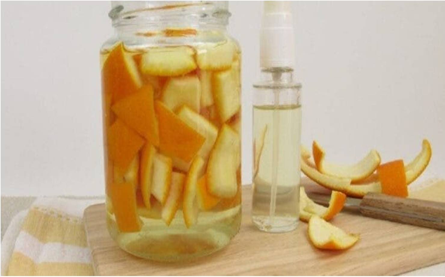 Aprenda a fazer vinagre com casaca de laranja para higienizar a casa