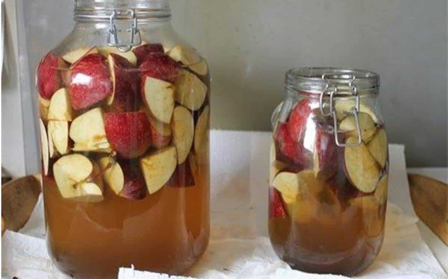 Como fazer vinagre caseiro de maçã com ingredientes 100% naturais