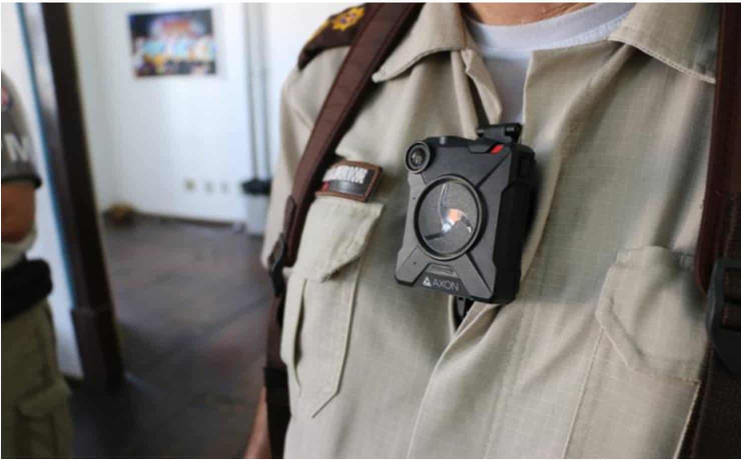 SSP começa a testar o uso de câmeras acopladas em fardas de policiais