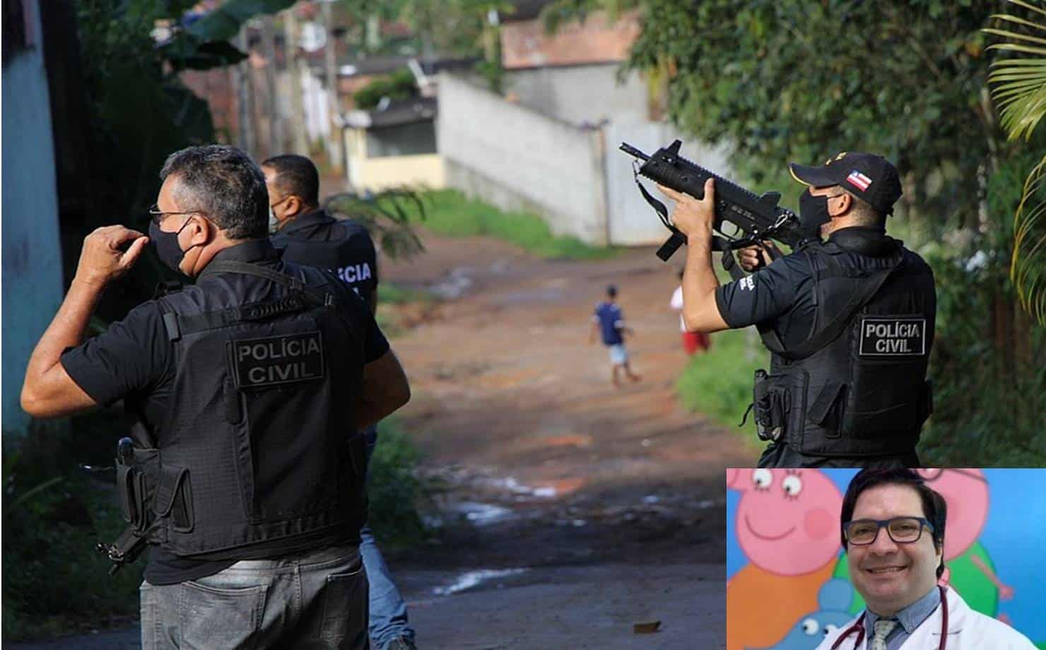 Polícia prende casal suspeito de envolvimento na morte do pediatra na Bahia
