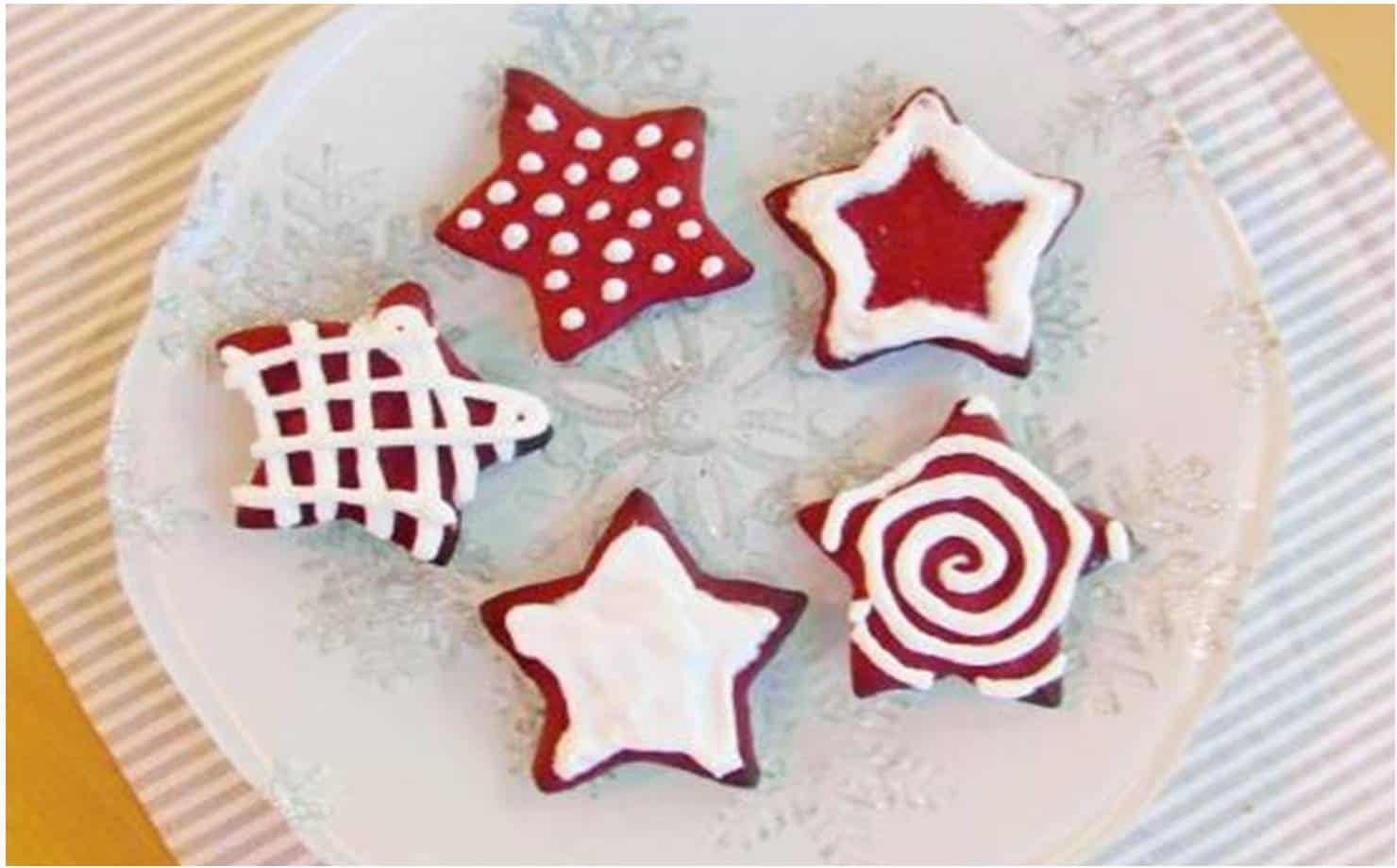 Receita de deliciosos biscoitos de Natal red velvet