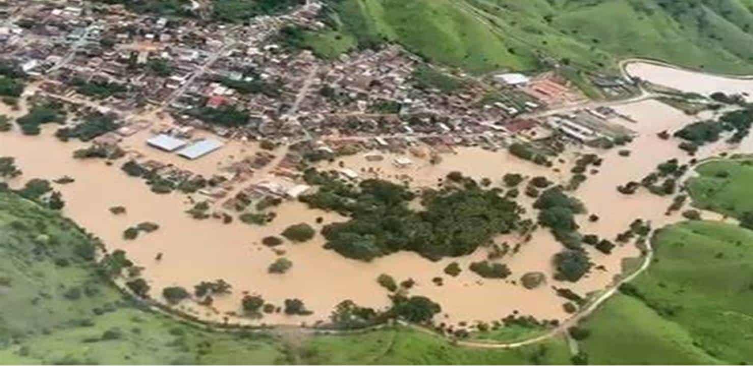 Cidade Inundada na Bahia