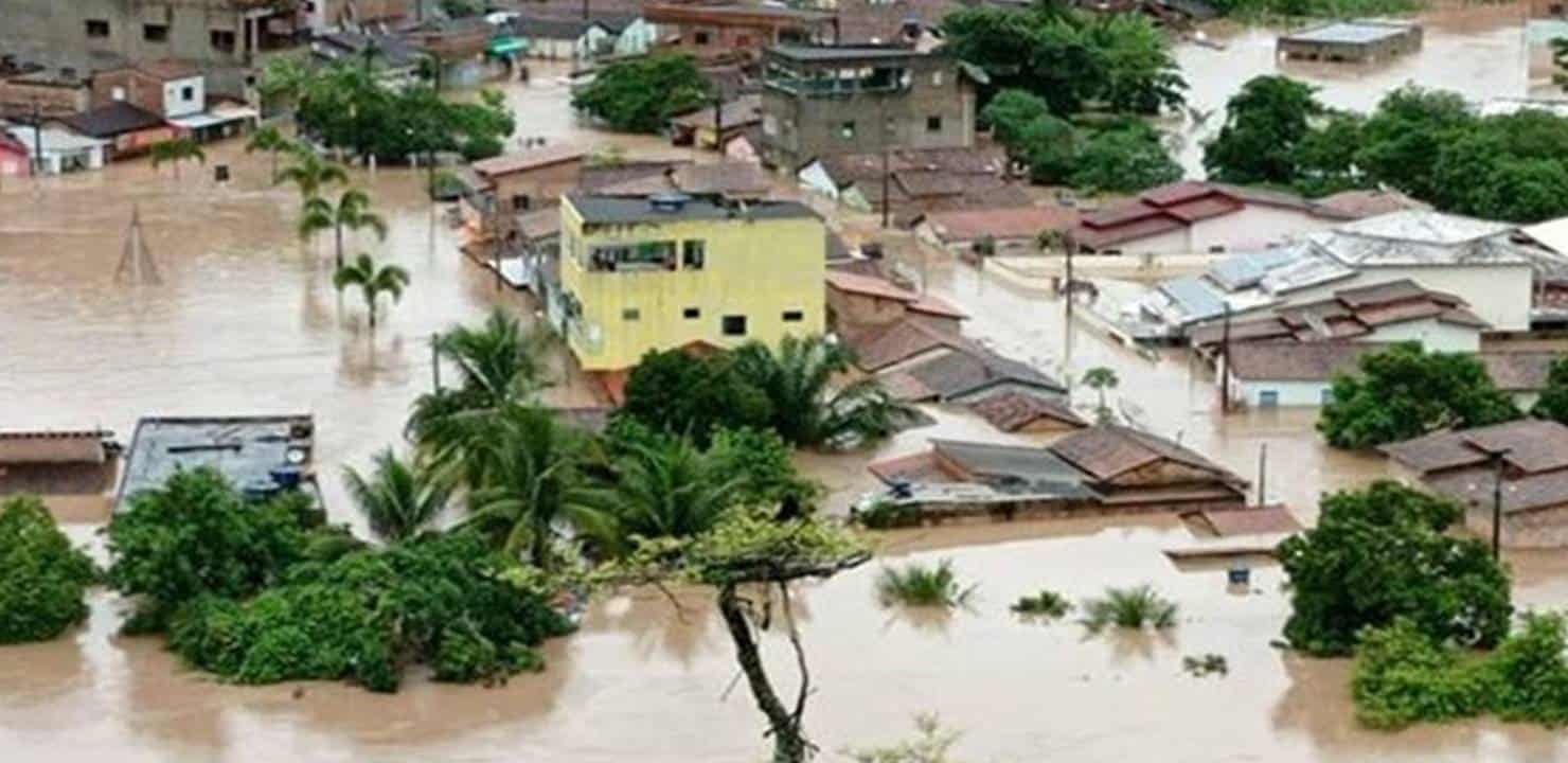 Cidade Inundada na Bahia