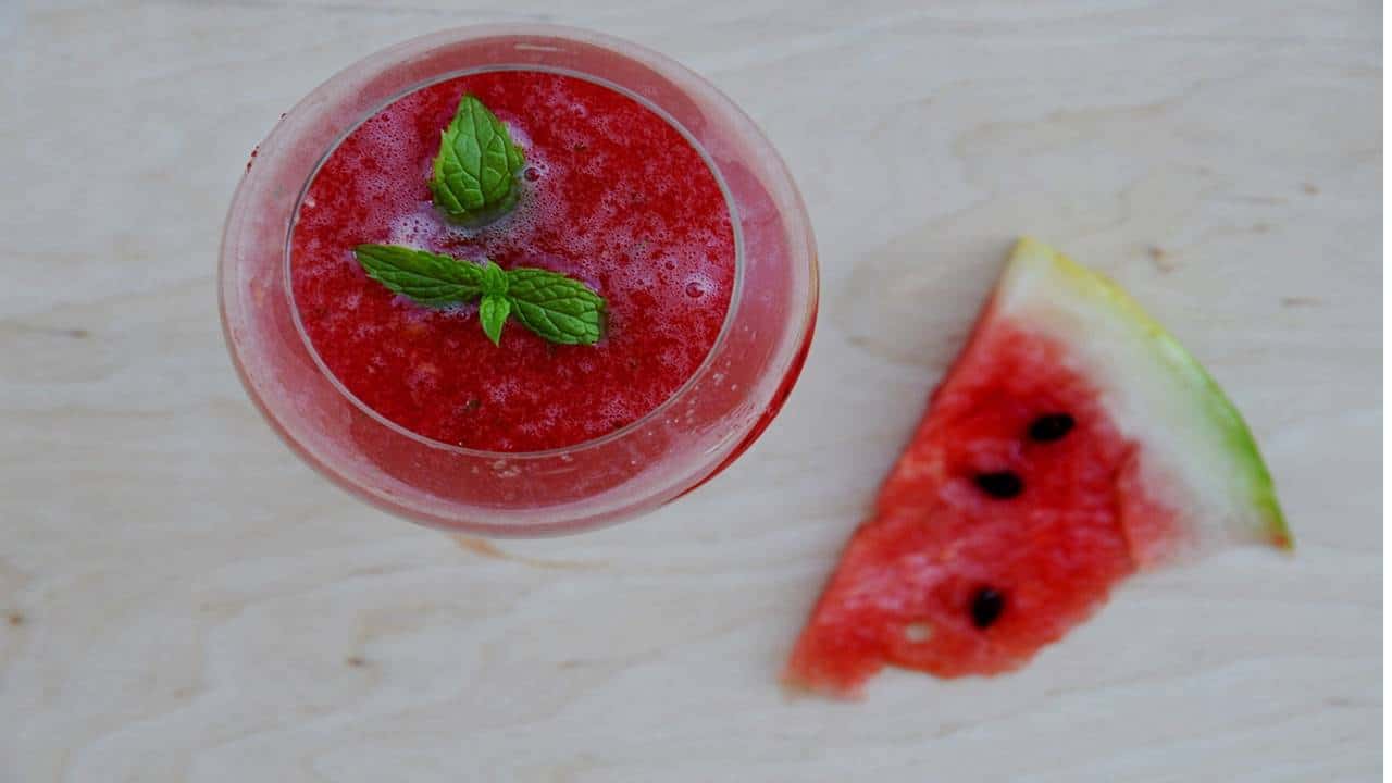 Refresque a sua tarde com um delicioso smoothie de melancia 