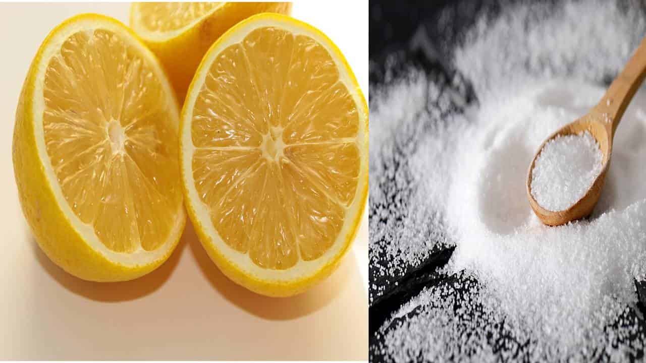 Sal e limão, combinação perfeita para remover a sujeira de panelas